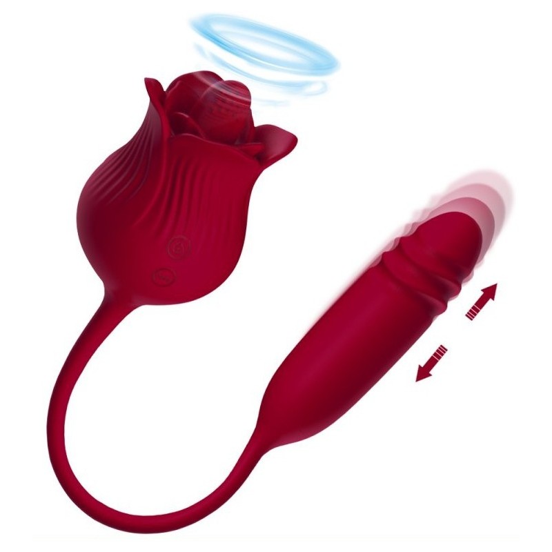 Stimulateur et Vibro Dwich Rose