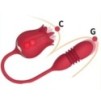 Stimulateur de clitoris et Point G Rose Egg 9 x 3cm