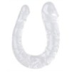 Double Gode Transparent U Jelly S 13.5 x 3cm