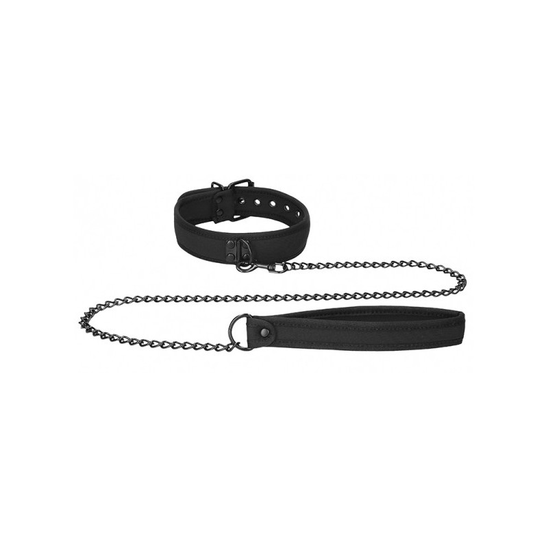 Collier Néoprène Ouch Puppy Noir