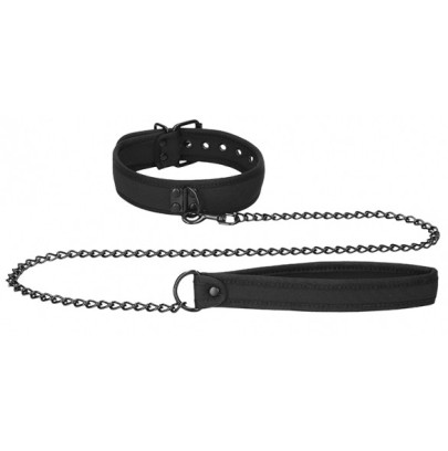 Collier Néoprène Ouch Puppy Noir- Puppy Play