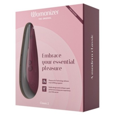 Stimulateur de clitoris Womanizer Classic 2 Bordeaux