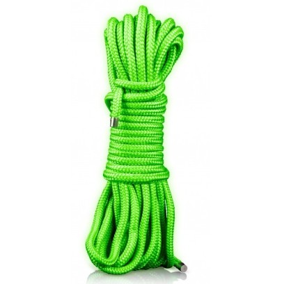 Corde de bondage phosphorescente Glow Rope 10M- Bondage & Attaches en stock sur Fun et plaisirs