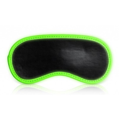 Masque phosphorescent Glow Noir- Cagoules & Masques en stock sur Fun et plaisirs