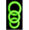 Lot de 3 cockrings phosphorescent Glow Annels 20-30mm