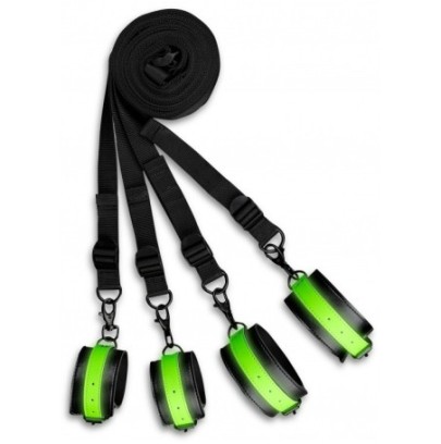 Kit de restriction pour Lit phosphorescents Bed Bindings- Bondage & Attaches en stock sur Fun et plaisirs