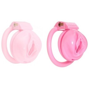 Cage de chasteté SISSY M 4.5 x 3.7cm Rose- Cages de Chasteté en stock sur Fun et plaisirs