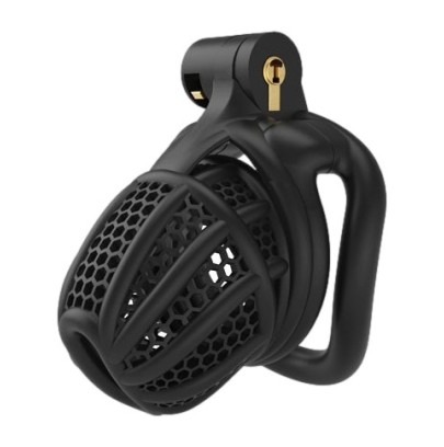 Cage de chasteté Combia 6.5 x 3.3cm Noir- Cages de Chasteté en stock sur Fun et plaisirs