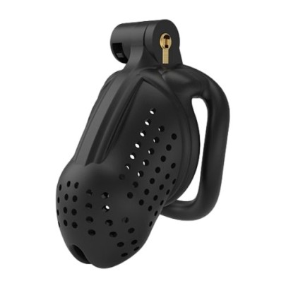 Cage de chasteté Dottia Noire 8.5 x 3.5cm- Cages de Chasteté en stock sur Fun et plaisirs