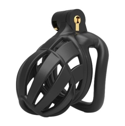 Cage de chasteté Biglea 6.5 x 3.6cm Noir- Cages de Chasteté en stock sur Fun et plaisirs