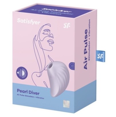 Stimulateur de clitoris Pearl Diver Satisfyer Mauve