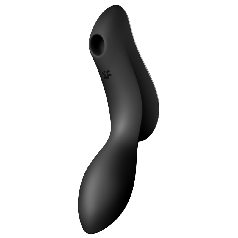 Stimulateur de clitoris Curvy Trinity 2 Satisfyer Noir
