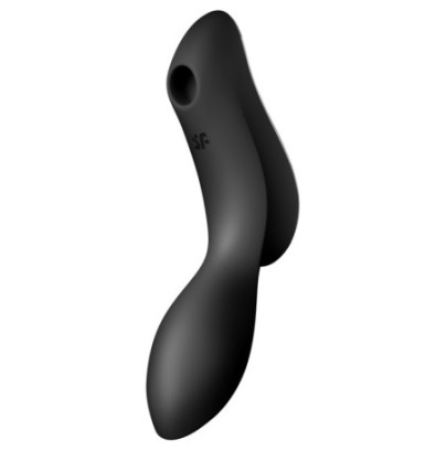 Stimulateur de clitoris Curvy Trinity 2 Satisfyer Noir- Stimulateurs à Aspiration en stock sur Fun et plaisirs