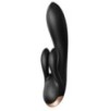 Vibro Rabbit connecté Double Flex Satisfyer 20cm Noir