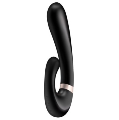 Stimulateur Point G connecté Heat Wave Satisfyer 14 x 3.5cm Noir