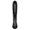 Stimulateur Point G connecté Heat Wave Satisfyer 14 x 3.5cm Noir