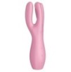 Stimulateur de clitoris Threesome 3 Satisfyer 14cm Rose