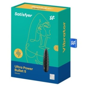 Stimulateur de clitoris Ultra Power Bullet 5 Satisfyer Noir