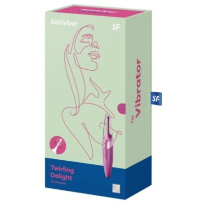 Stimulateur Twirling Delight Satisfyer 17cm Violet