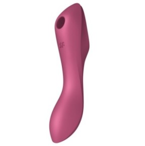 Stimulateur de clitoris Curvy Trinity 3 Satisfyer Rose- Stimulateurs à Aspiration en stock sur Fun et plaisirs