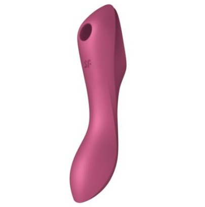 Stimulateur de clitoris Curvy Trinity 3 Satisfyer Rose- Stimulateurs à Aspiration en stock sur Fun et plaisirs