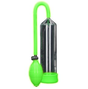 Pompe à pénis phosphorescente Glow Pump 20 x 5.5cm- Pompes à Pénis en stock sur Fun et plaisirs