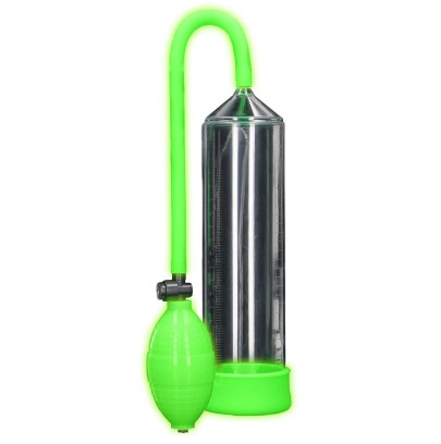 Pompe à pénis phosphorescente Glow Pump 20 x 5.5cm- Pompes à Pénis en stock sur Fun et plaisirs