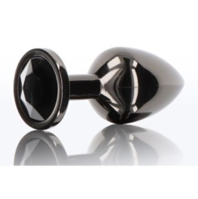 Plug bijou anal Diamond Jewel M 7 x 3.3cm Noir- Bijoux Anal en stock sur Fun et plaisirs