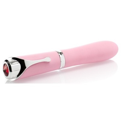 Vibromasseur The Pen 10 x 3.5cm Rose- Mini Vibros en stock sur Fun et plaisirs