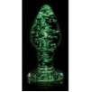 Plug en verre Phosphorescent Butt Glow L 8 x 4cm