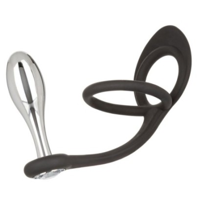 Ballstretcher et Plug bijou en métal Teardrop 8 x 2.9cm- Bijoux Anal en stock sur Fun et plaisirs