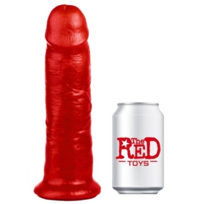 IAGO 23 x 6cm Rouge- Dildos XL - Largeur + de 6cm en stock sur Fun et plaisirs