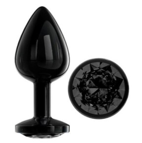 Plug Bijou AfterDark M 7 x 3.3cm Noir- Bijoux Anal en stock sur Fun et plaisirs