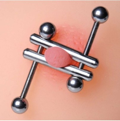 Pince-Tétons Twin Screws x2- Pinces à Seins en stock sur Fun et plaisirs