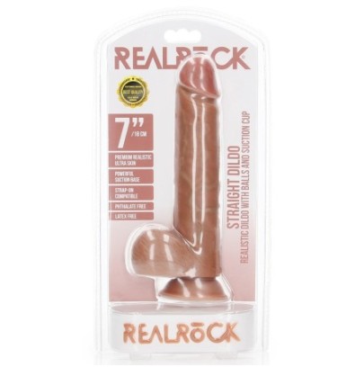 Gode réaliste Mini Straight RealRock 14.5 x 3.6cm Latino