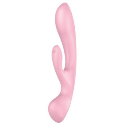 Vibro Rabbit Triple Oh Satisfyer 24cm- Vibromasseurs Design en stock sur Fun et plaisirs