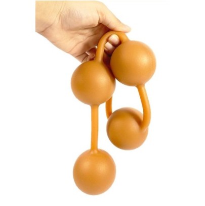 Boules anales en silicone Ass Orange 50 x 5.5cm- Gros Gode - Longueur + de 40cm en stock sur Fun et plaisirs