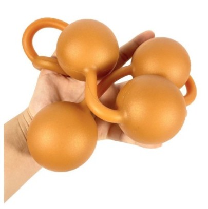 Boules anales en silicone Ass Orange 50 x 5.5cm