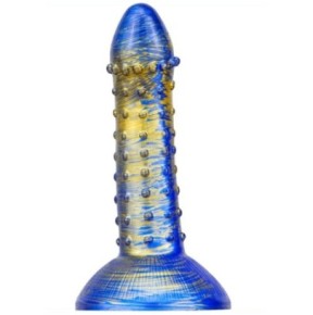 Gode Fantasy Saperli 16 x 4.5cm Bleu-Doré- Godes insolites en stock sur Fun et plaisirs