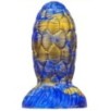 Gode Oeuf de Dragon Warnax 13 x 7cm Bleu-Doré