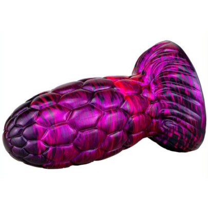 Gode Oeuf de Dragon Warnax 13 x 7cm Violet-Noir