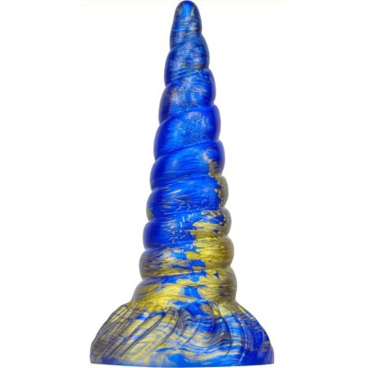 Gode Unix 17 x 5.3cm Bleu-Doré- Godes insolites en stock sur Fun et plaisirs