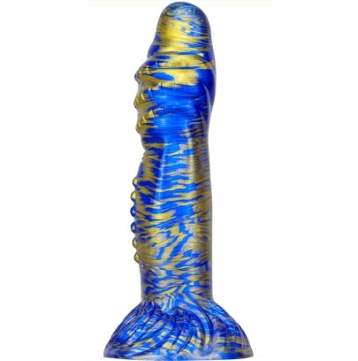 Gode Fantasy Croq 19 x 5cm Bleu-Doré- Godes insolites en stock sur Fun et plaisirs