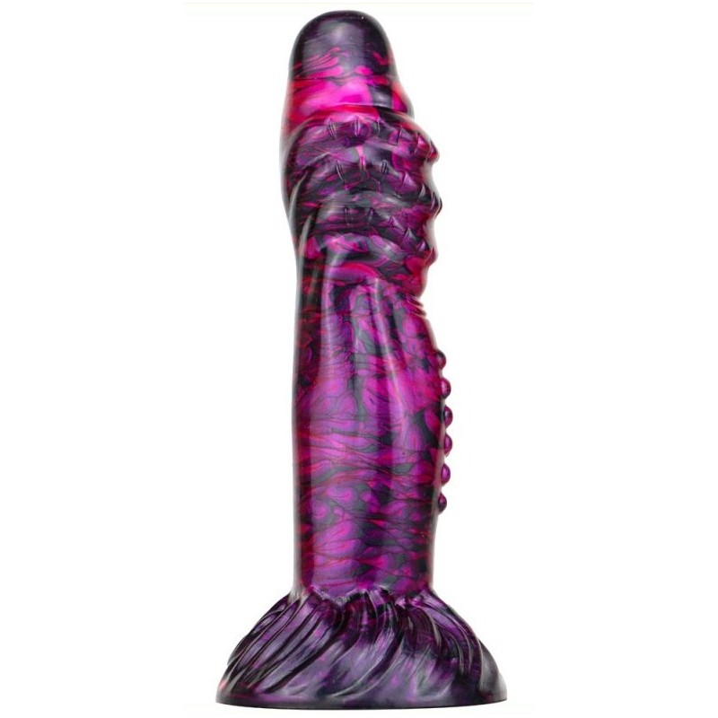 Gode Fantasy Croq 19 x 5cm Violet-Noir