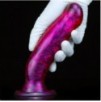 Gode Fantasy Marbex 19 x 4cm Violet-Noir