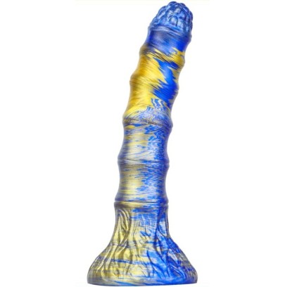 Gode Fantasy Bamspin 15 x 3.3cm Bleu-Doré- Godes insolites en stock sur Fun et plaisirs