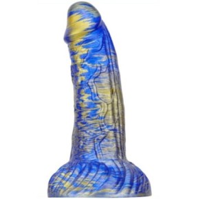 Gode Fantasy Gentax 16 x 5cm Bleu-Doré- Godes insolites en stock sur Fun et plaisirs