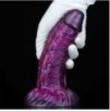 Gode Fantasy Gentax 16 x 5cm Violet-Noir