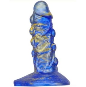 Gode Fantasy Bulstrix 15 x 5.5cm Bleu-Doré- Godes insolites en stock sur Fun et plaisirs