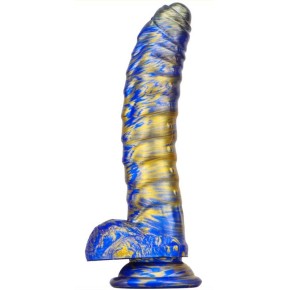 Gode Fantasy Gasix 16 x 4cm Bleu-Doré